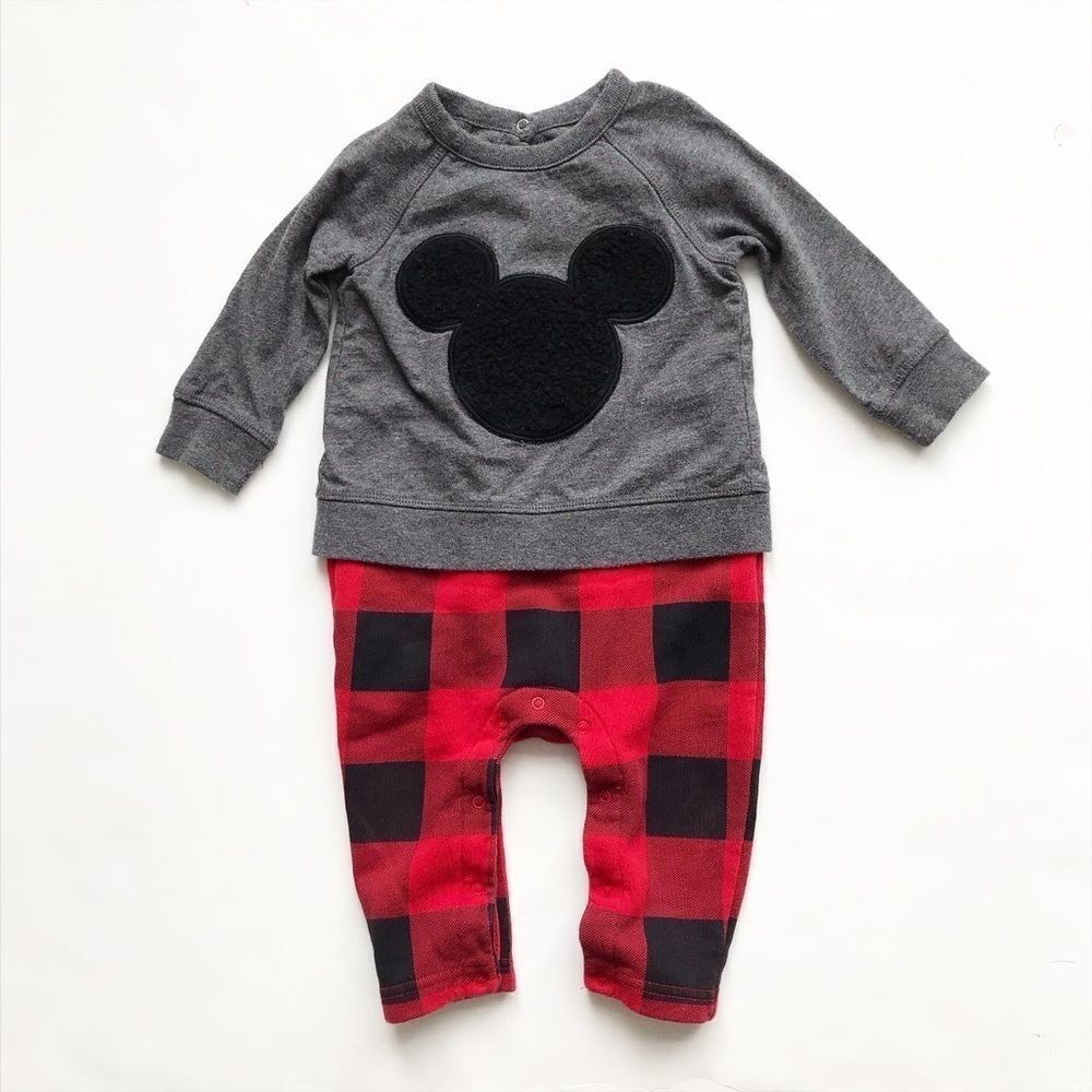 BABygap Mickey Mouse sweatshirt jumper EUC 6-12m